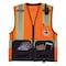 Ergodyne Two-Tone/Black Bottom Safety Vest 2XL, 3XL Class 2 U Back, , Zipper 2 Mic Tab, ID Window 8251HDZBK - alternate 4